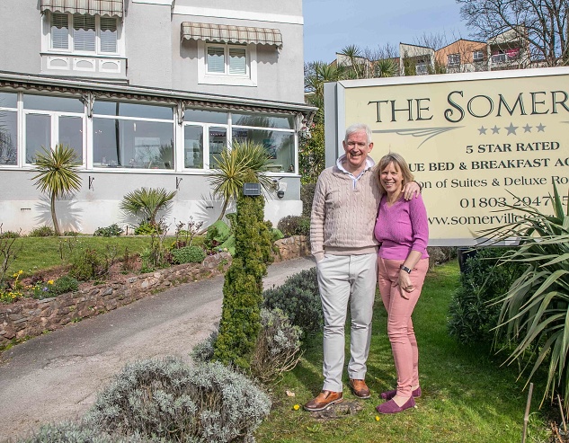 Helen and Peter Bland at The Somerville