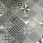 The tiles for a guest bathroom