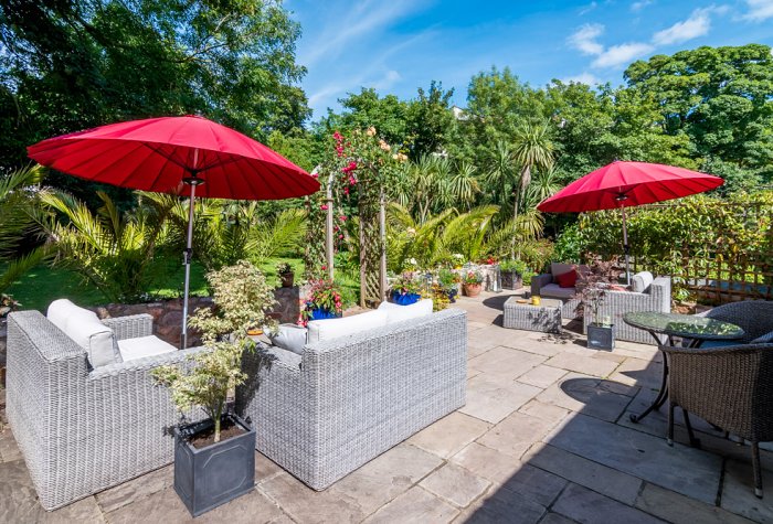Enjoy the garden at The Somerville