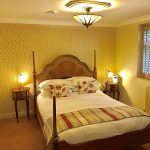 The redecorated bedroom in The Garden Suite, The Somerville B&B, 2019