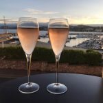 A drink with a view at No 7 Fish Bistro, Torquay. Photo by The Somerville.