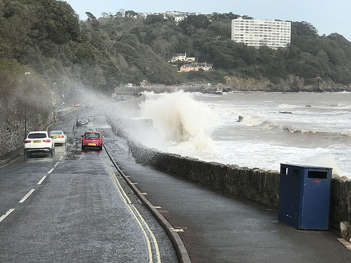 Walking parts of the south coast's coastal path route