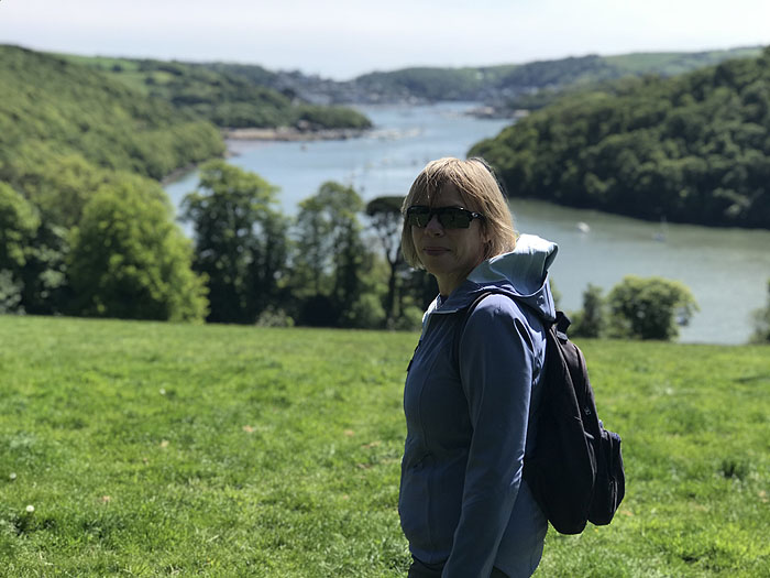 Walking parts of the south coast's coastal path route