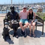 Agatha Christie statue in Torquay