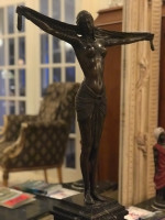 An antique Bronze dancer from the 1920s, an original piece