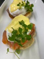 Helen's Eggs Royale with Lemon Borage
