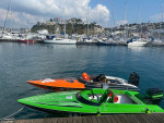View of the Torquay Marina during power boat weekend